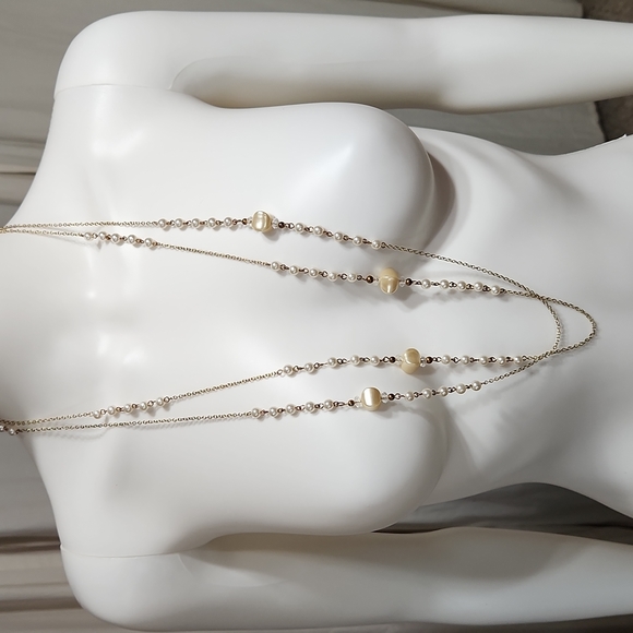 Esmor Lot of 2 Extra Long Length Necklaces. - Picture 5 of 7